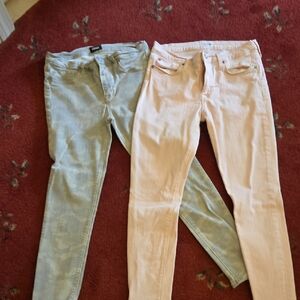 Hudson Pair Of Skinny Jeans